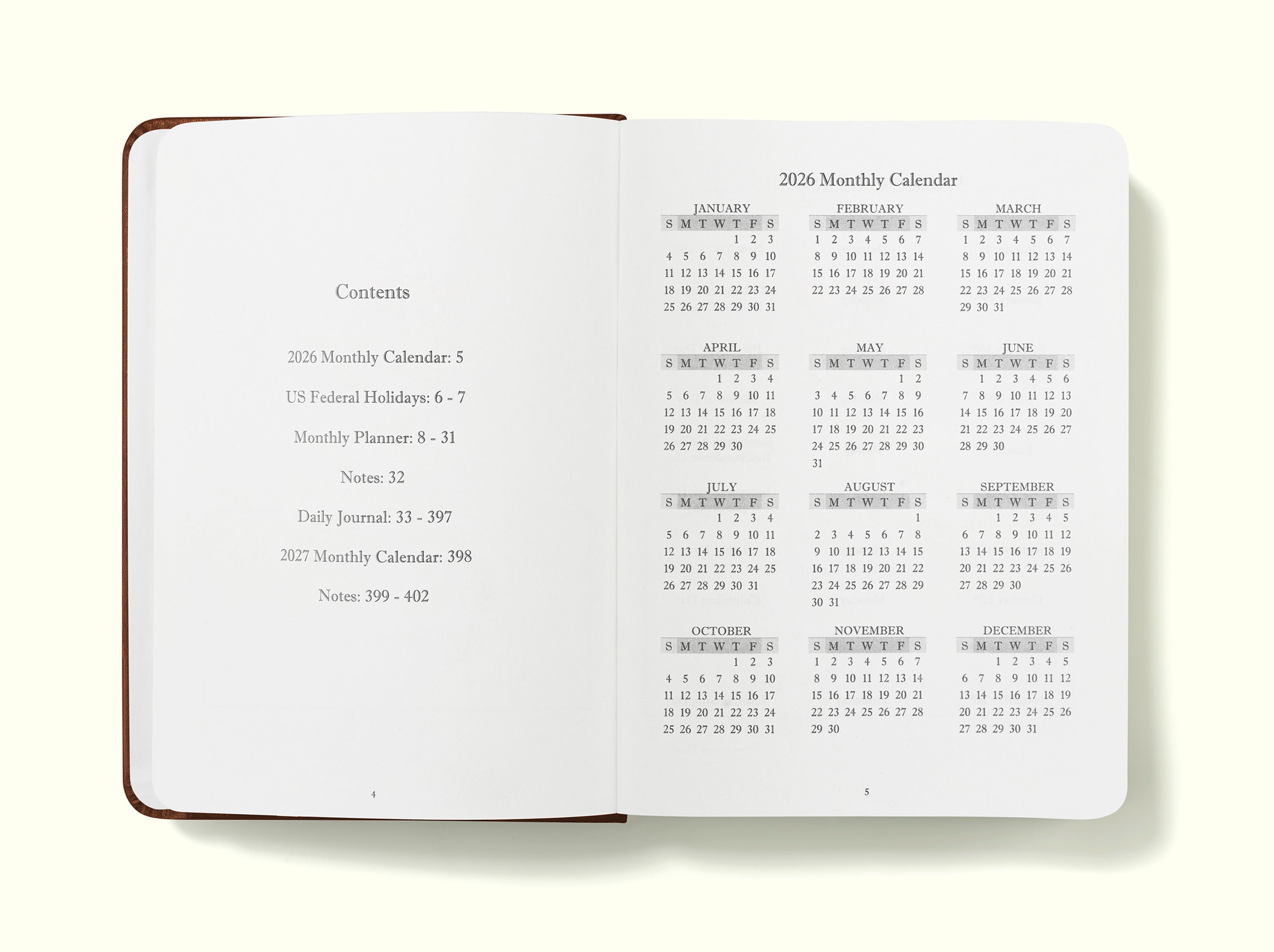 The Executive Journal – Tagesplaner und Tagebuch 2025