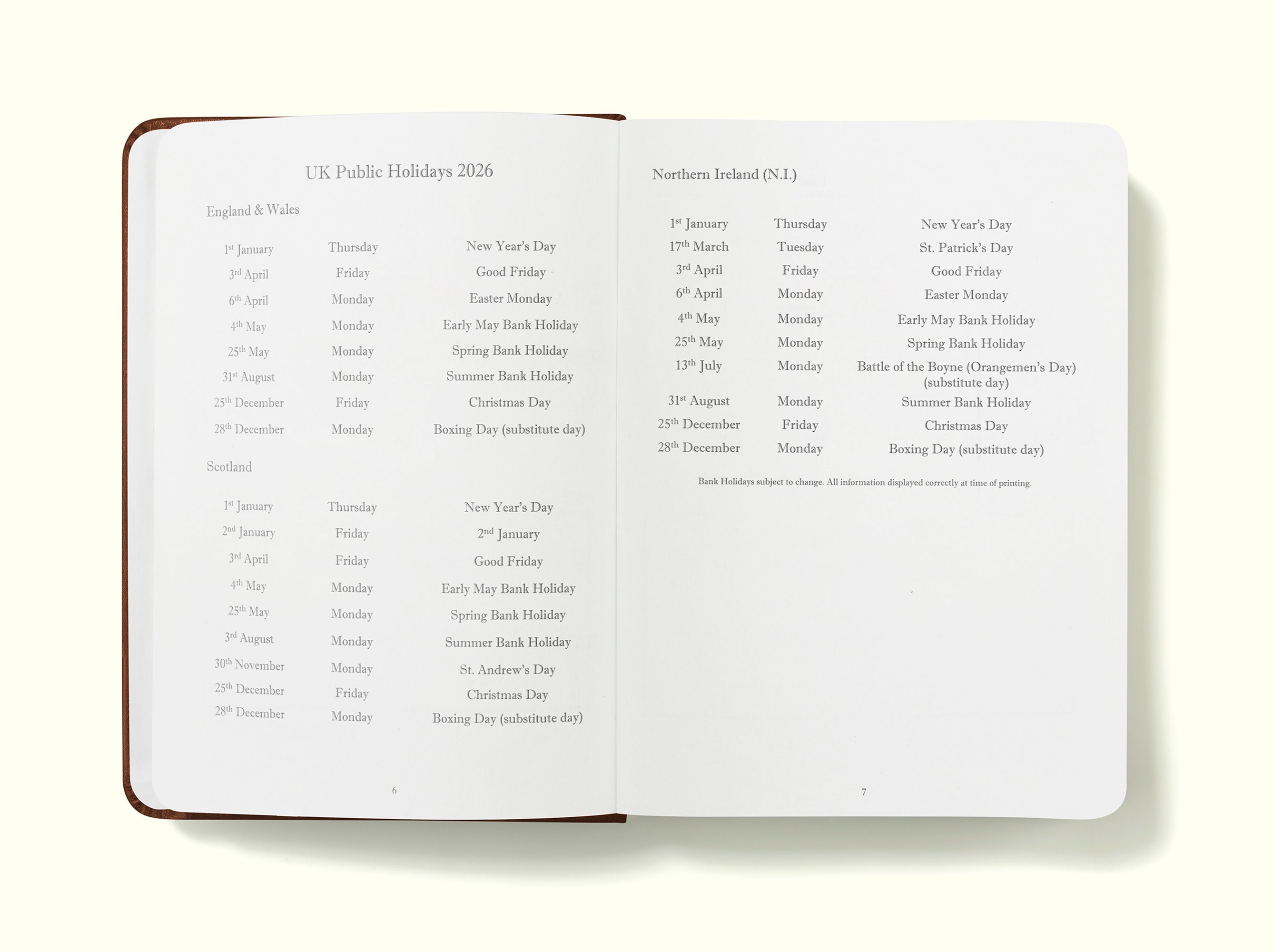 The Executive Journal – Tagesplaner und Tagebuch 2025