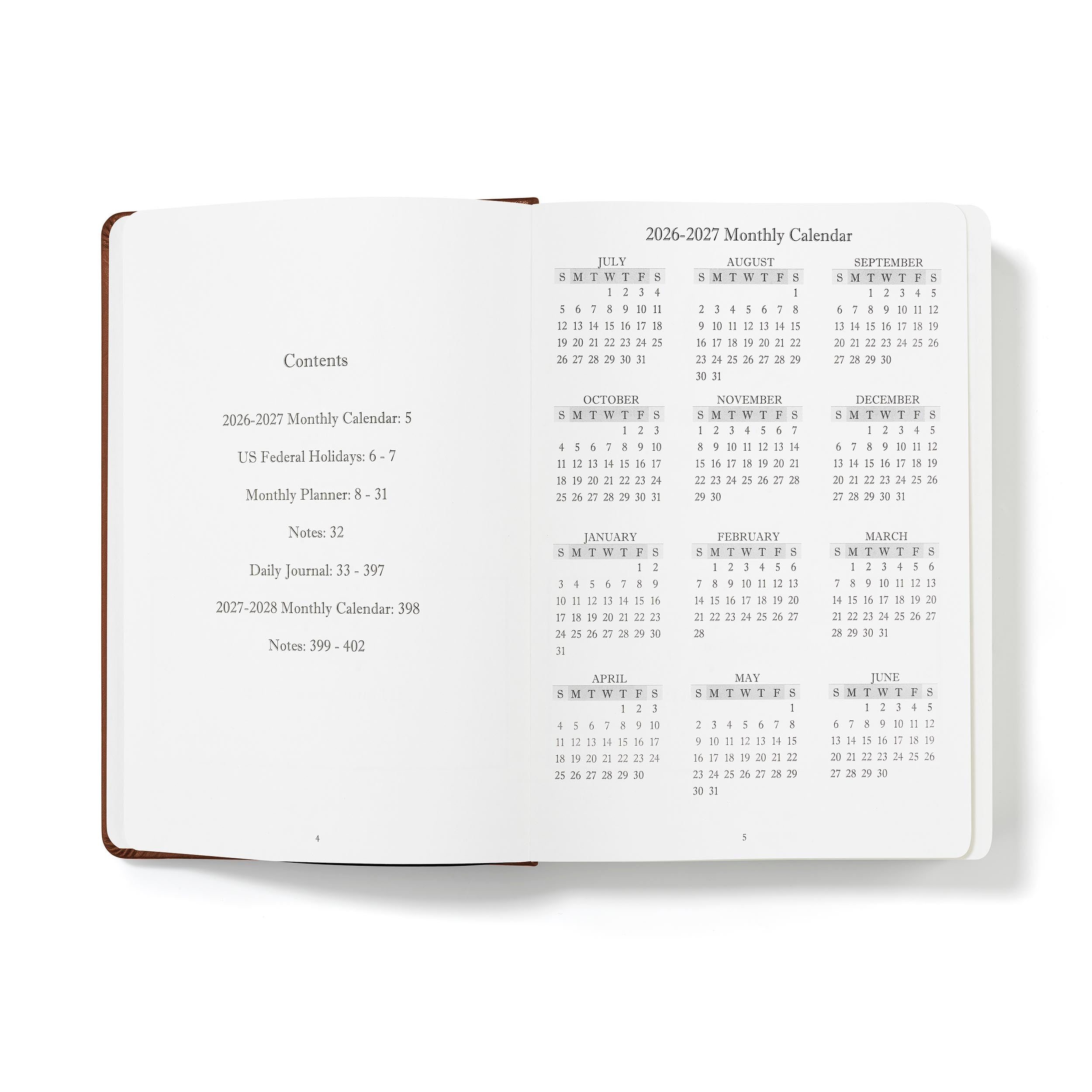 The Executive Journal - Mid-Year Edition - July 2026 to June 2027 – with US Public Holidays