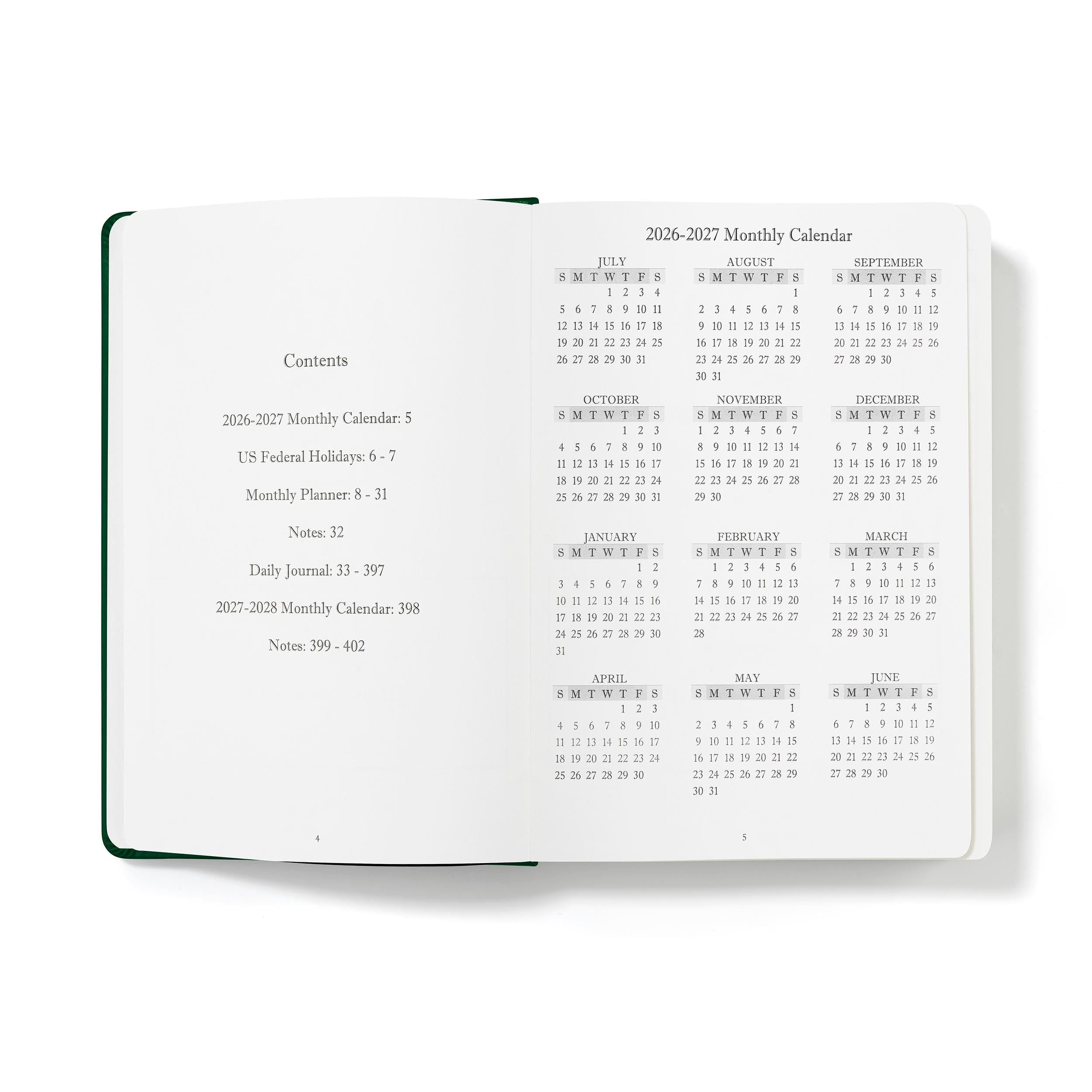 The Executive Journal - Mid-Year Edition - July 2026 to June 2027 – with US Public Holidays