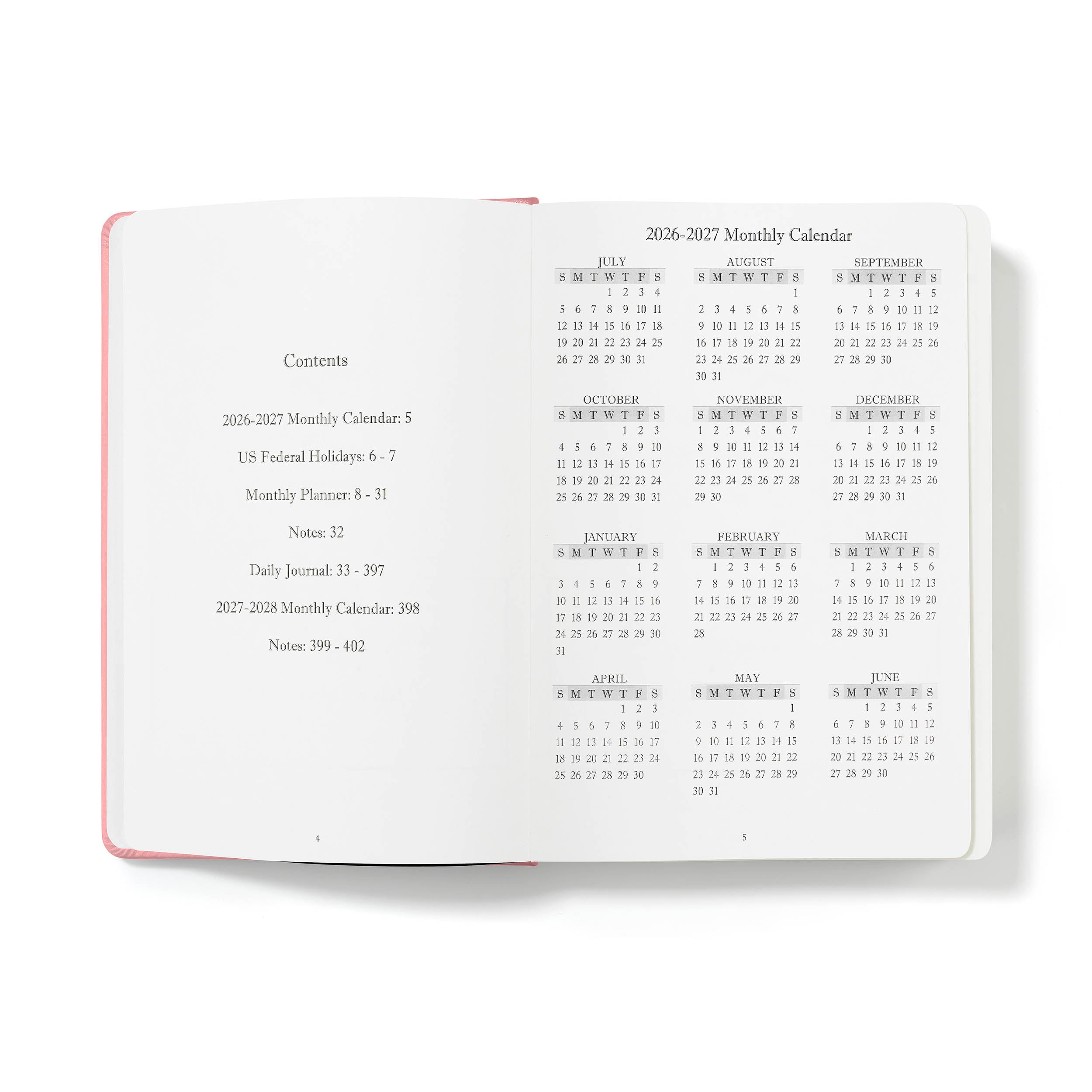 The Executive Journal - Mid-Year Edition - July 2026 to June 2027 – with US Public Holidays