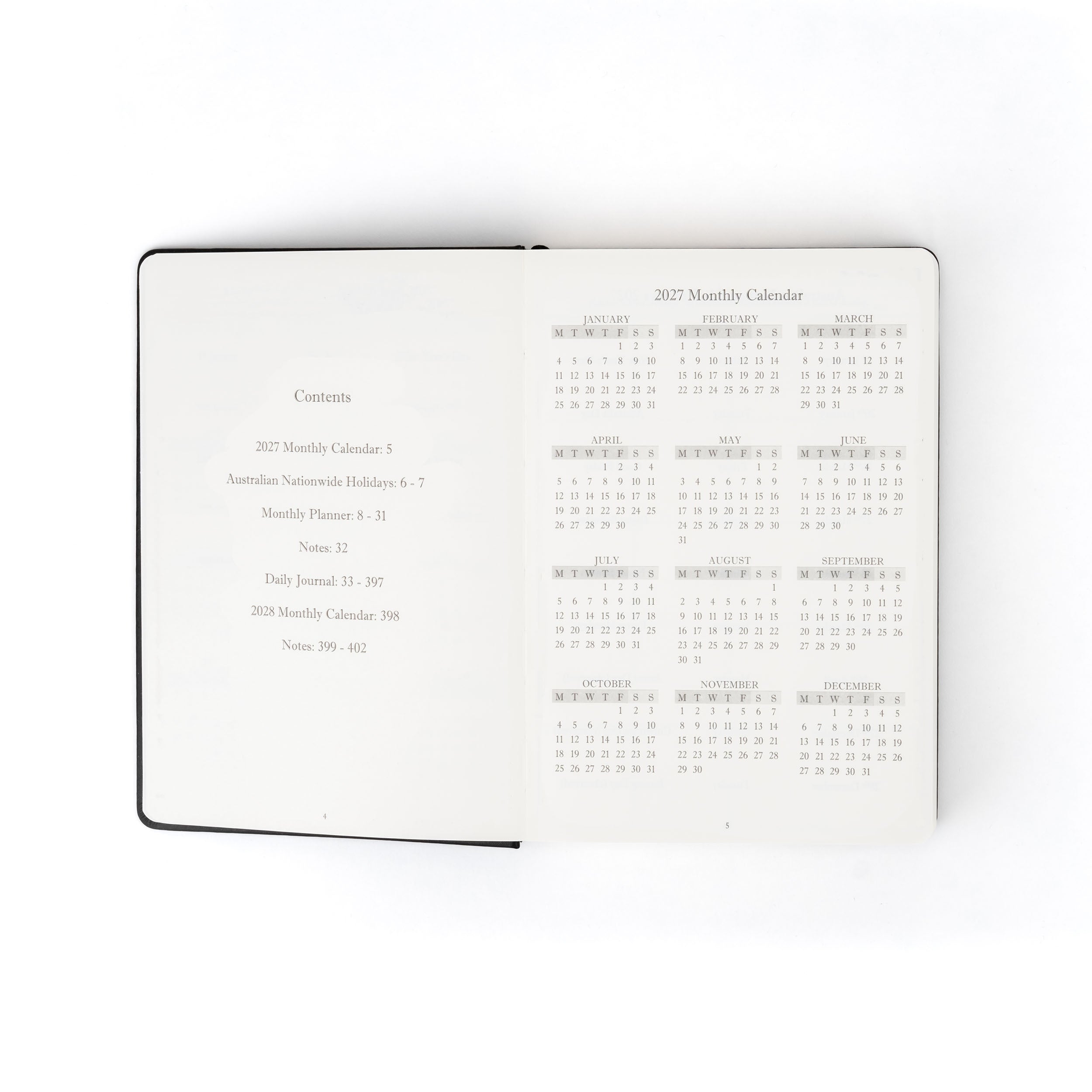 The Executive Journal – 2027 Edition – with Australian Public Holidays