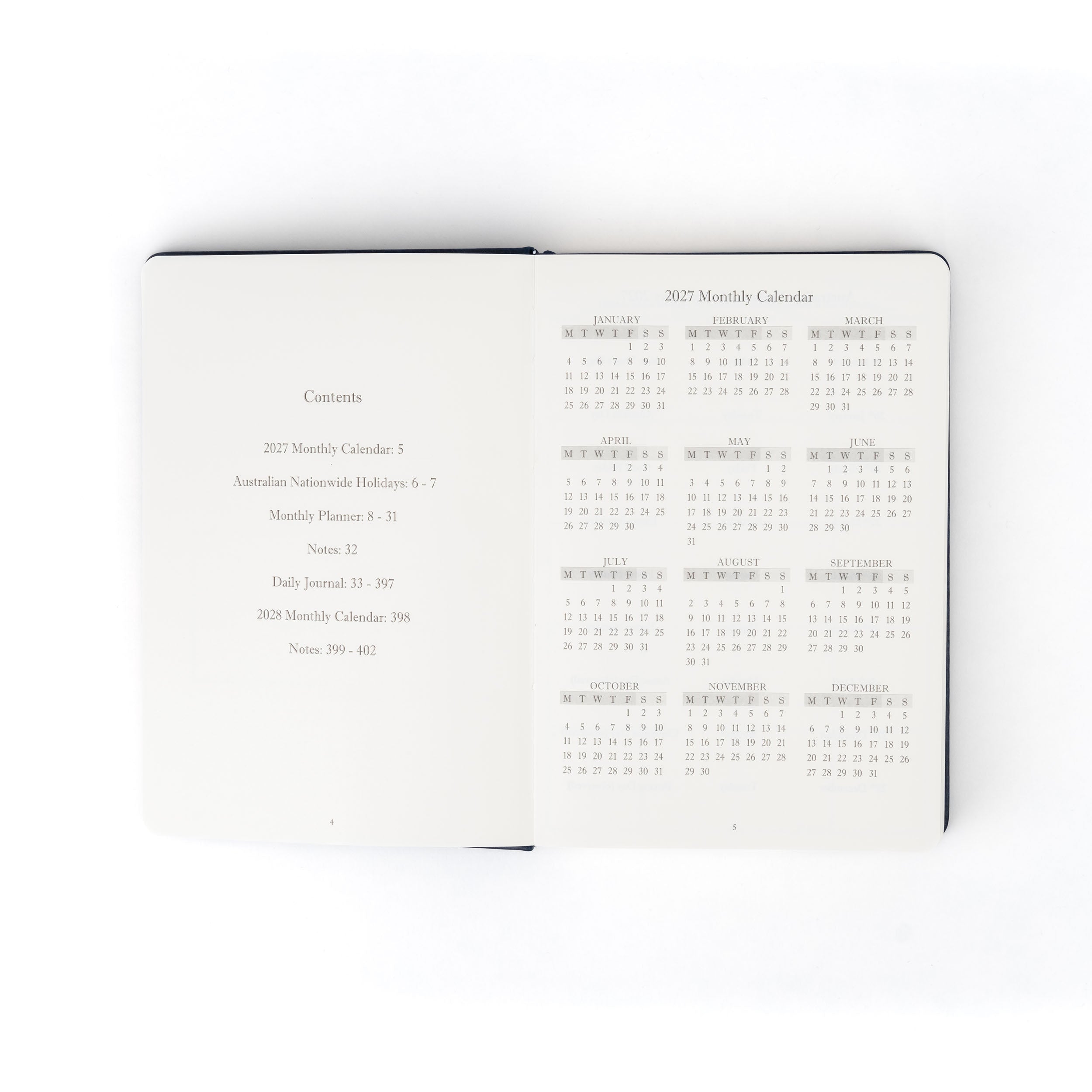 The Executive Journal – 2027 Edition – with Australian Public Holidays