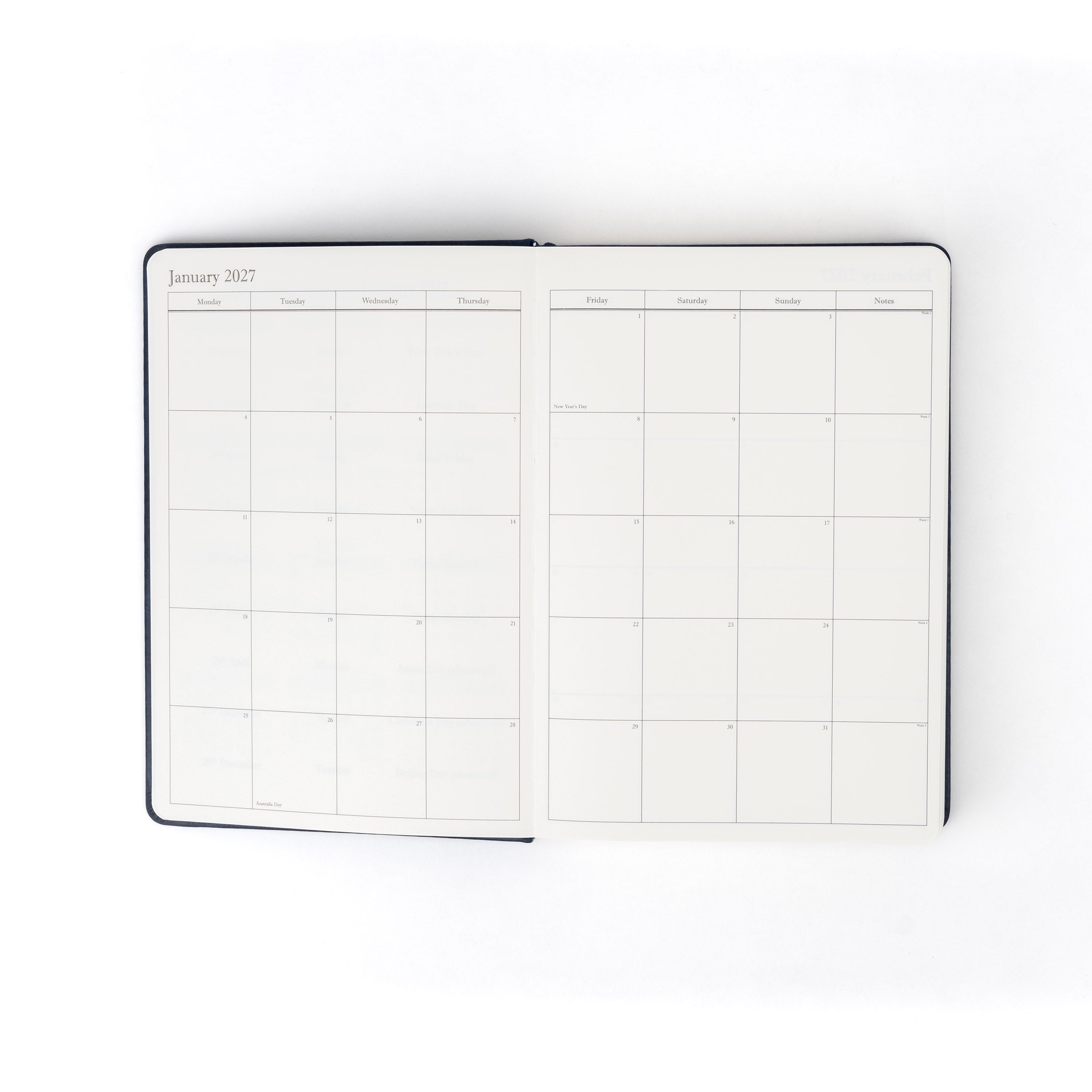 The Executive Journal – 2027 Edition – with Australian Public Holidays