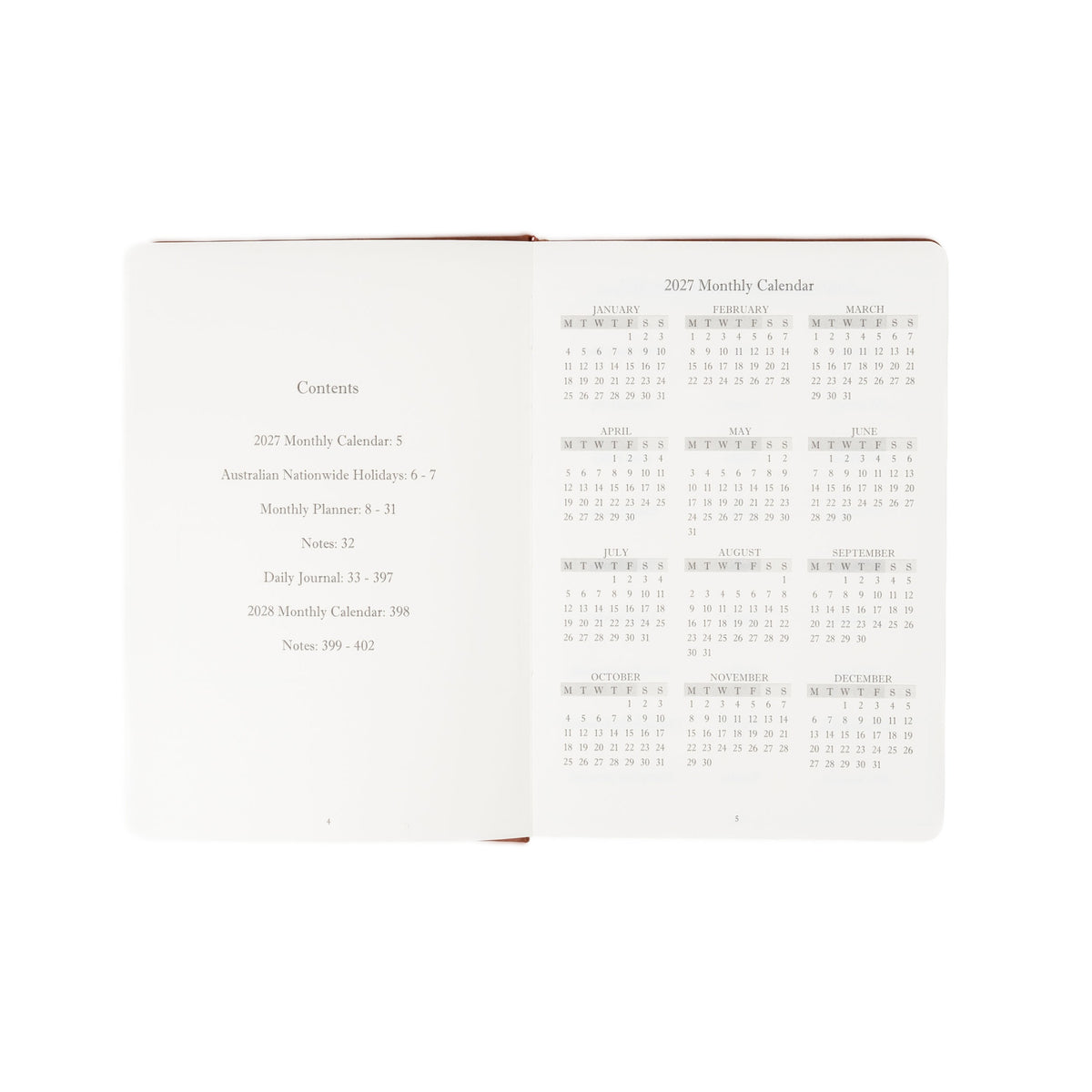 The Executive Journal – 2027 Edition – with Australian Public Holidays
