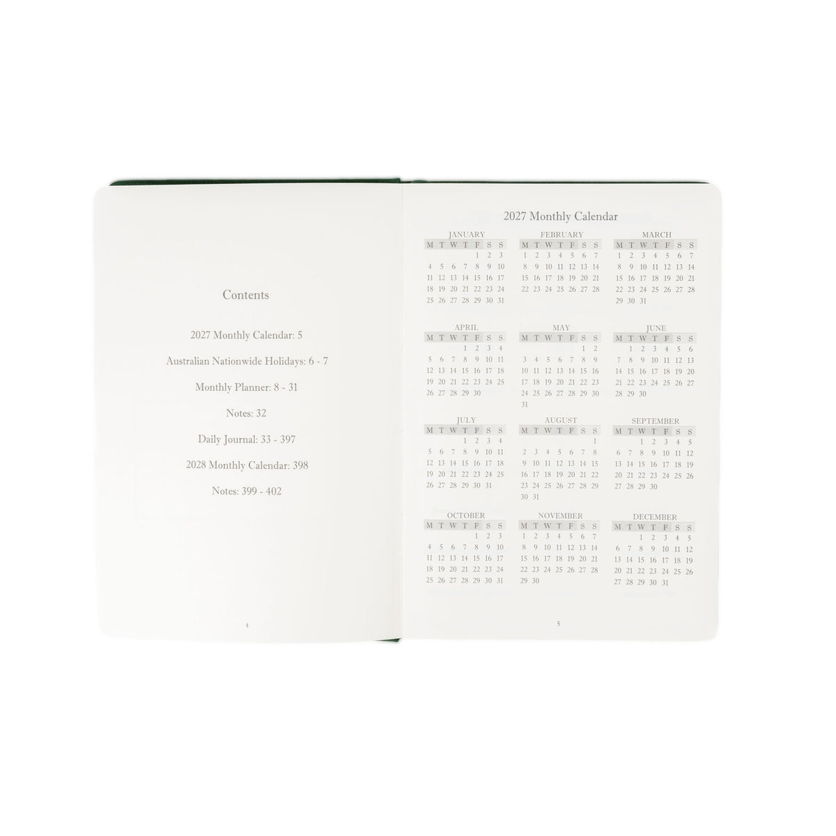 The Executive Journal – 2027 Edition – with Australian Public Holidays