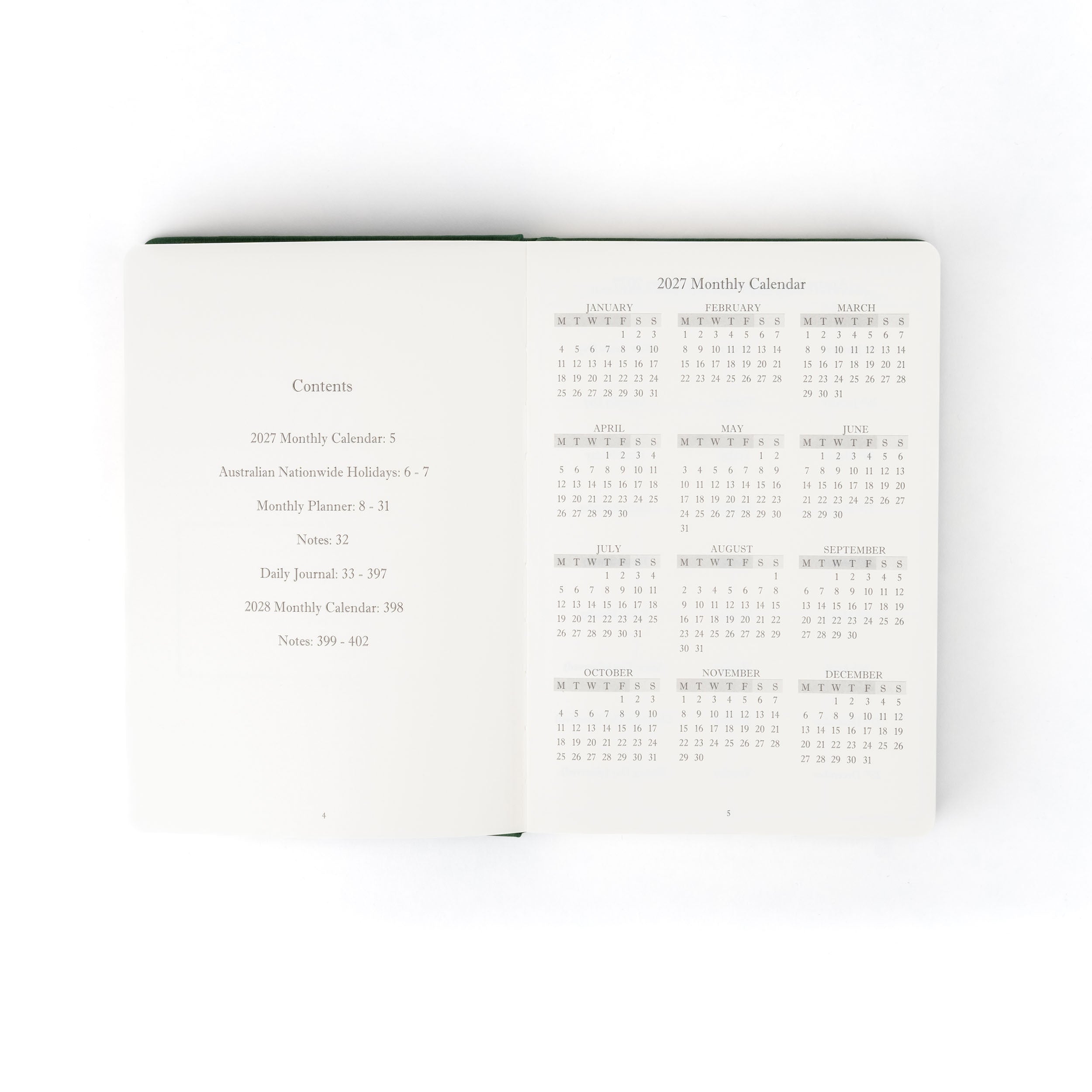 The Executive Journal – 2027 Edition – with Australian Public Holidays