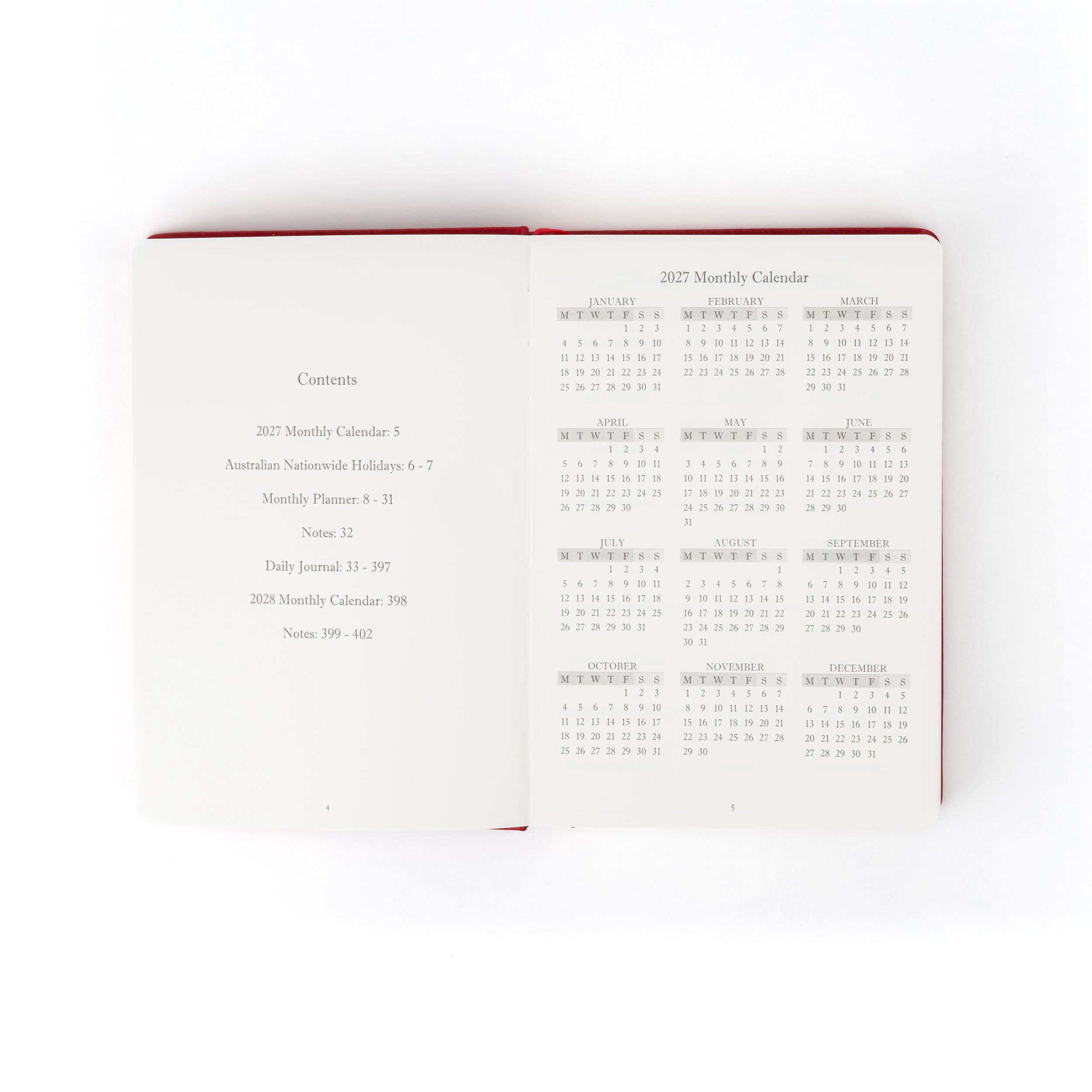 The Executive Journal – 2027 Edition – with Australian Public Holidays