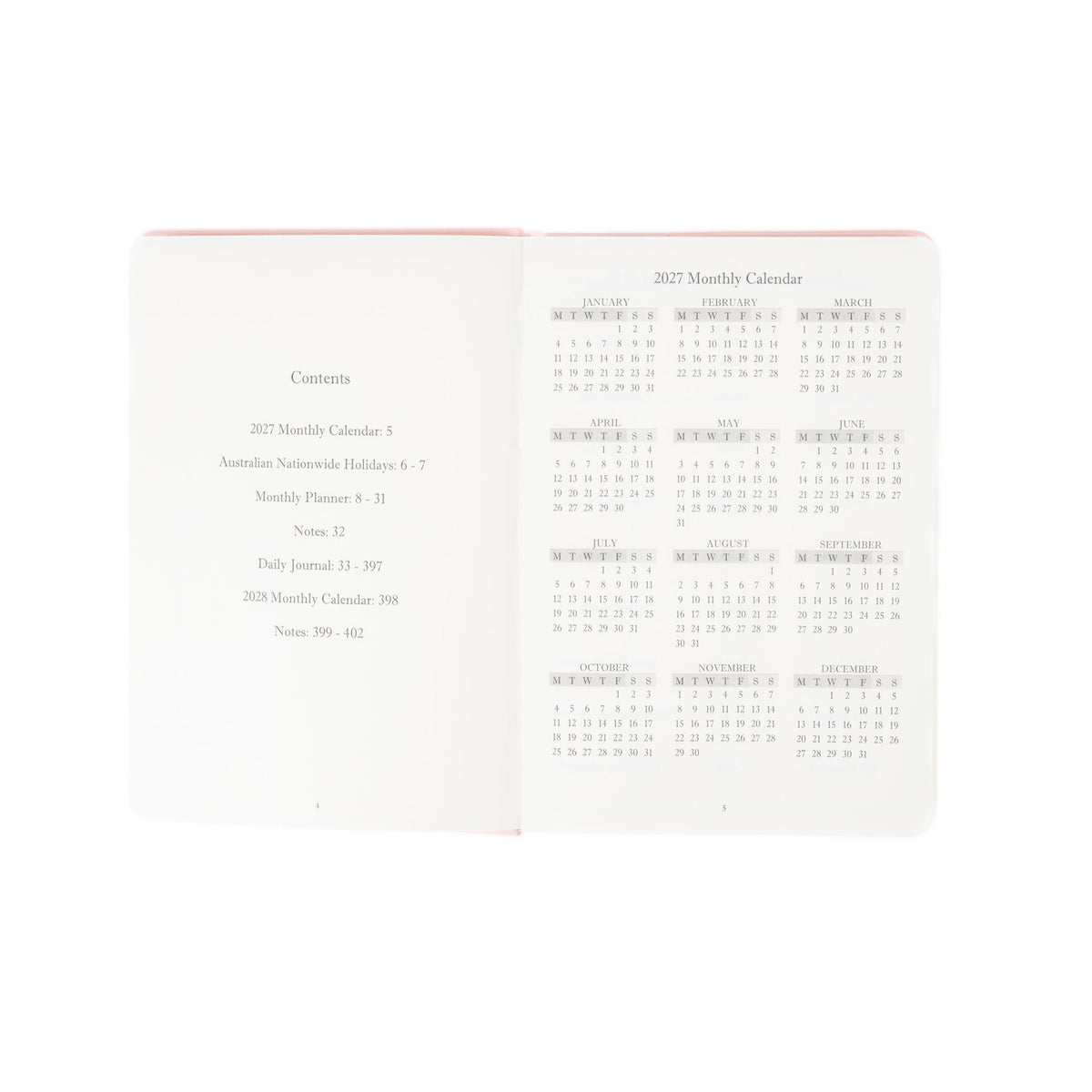 The Executive Journal – 2027 Edition – with Australian Public Holidays