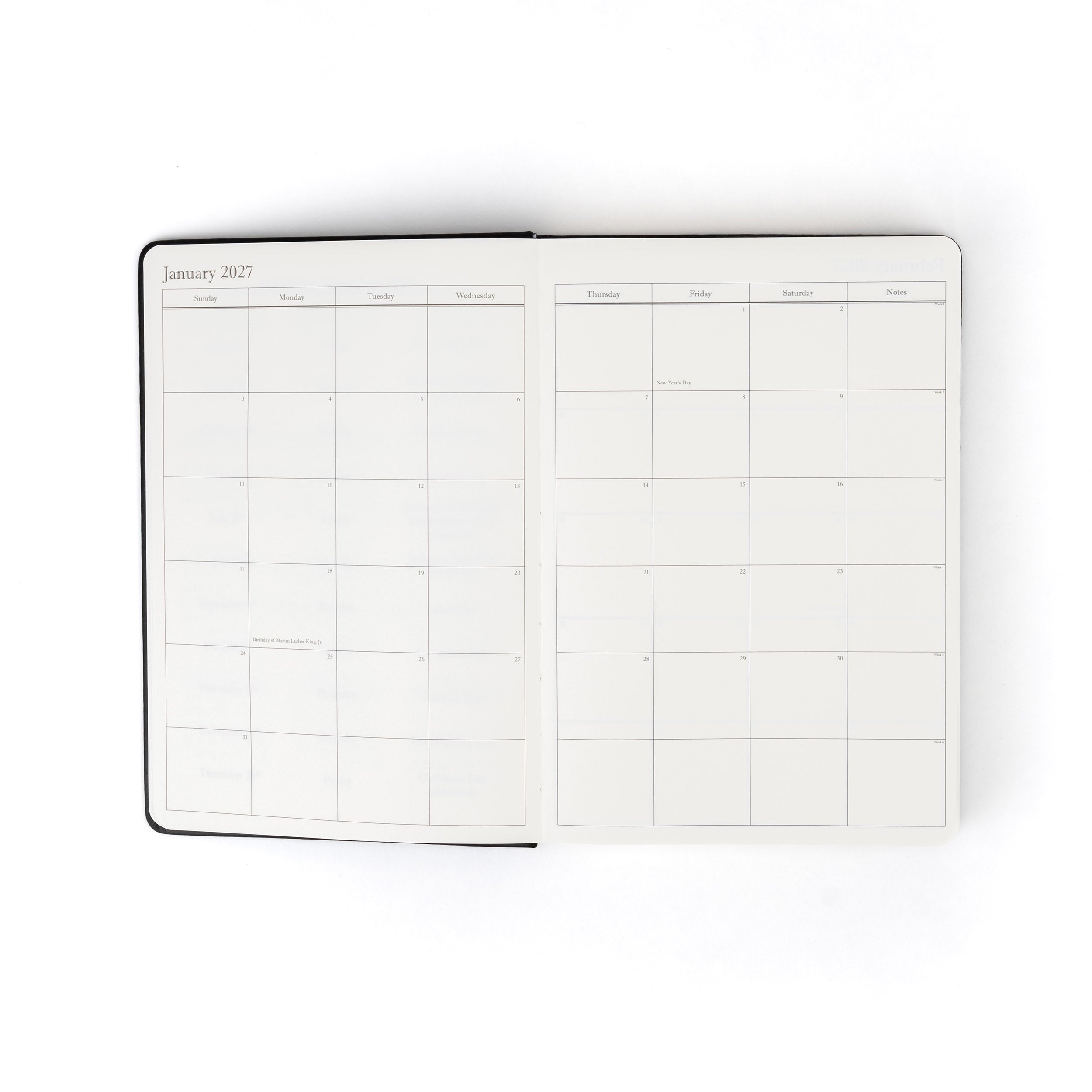 The Executive Journal – 2027 Edition – with US Public Holidays