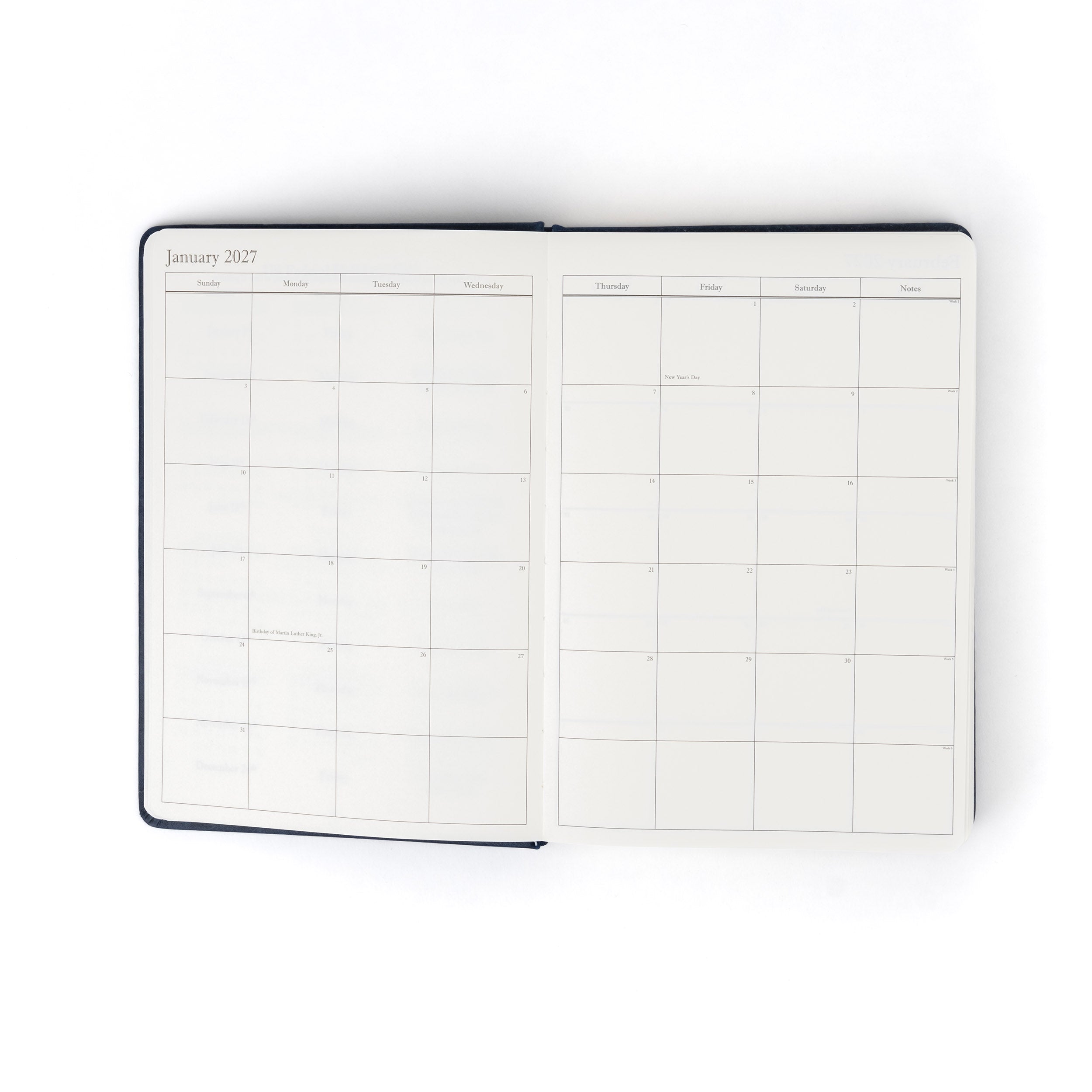 The Executive Journal – 2027 Edition – with US Public Holidays
