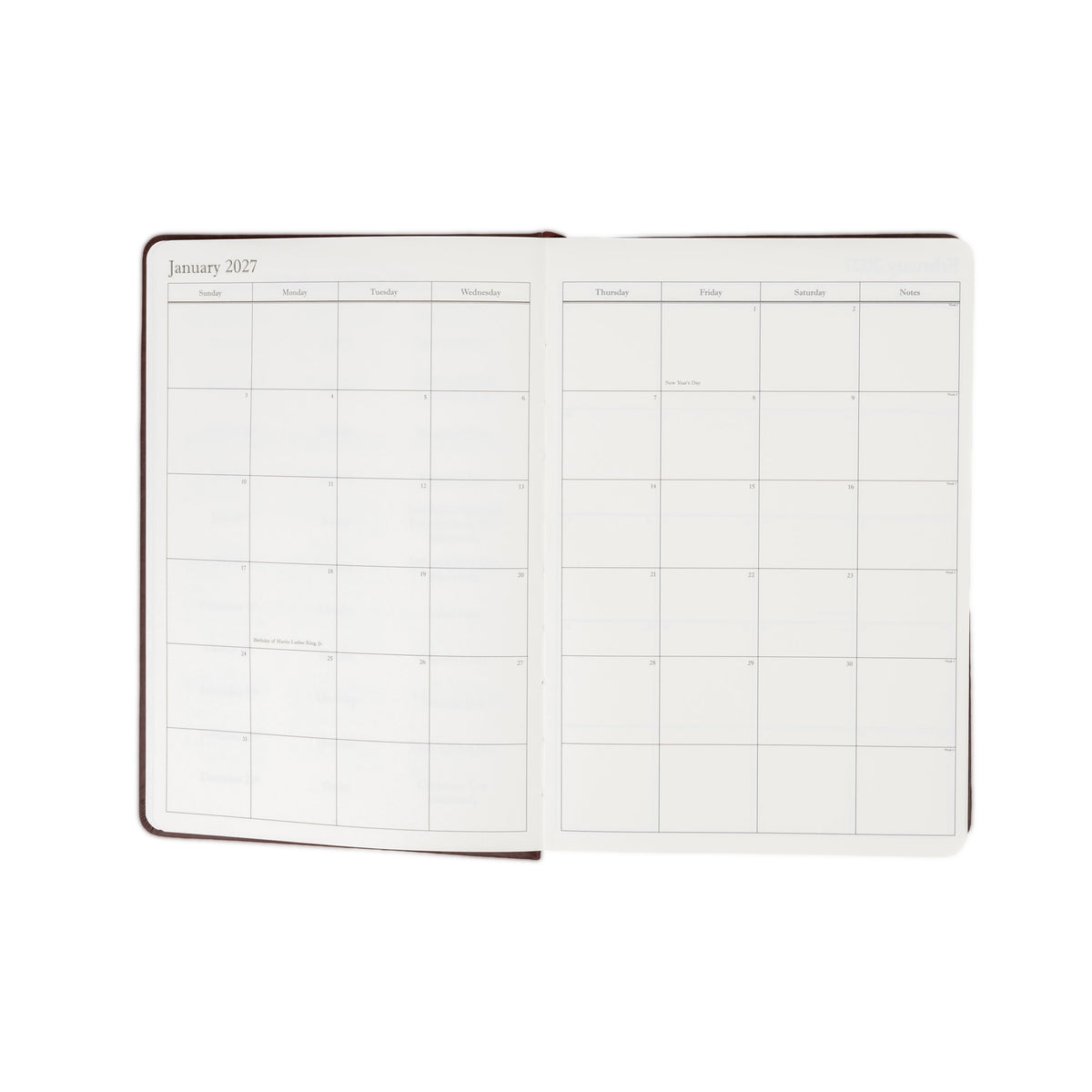 The Executive Journal – 2027 Edition – with US Public Holidays