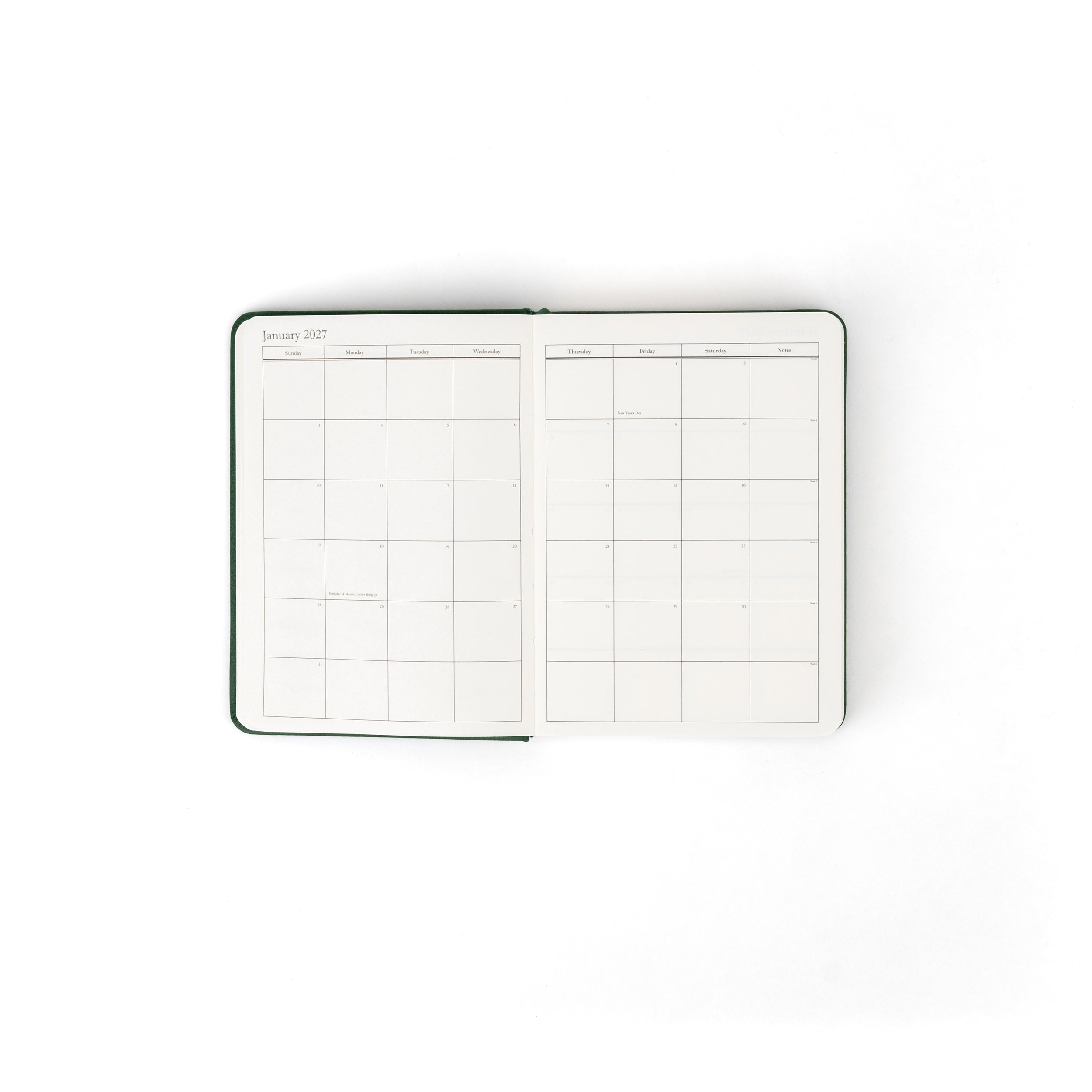 The Executive Journal – 2027 Edition – with US Public Holidays