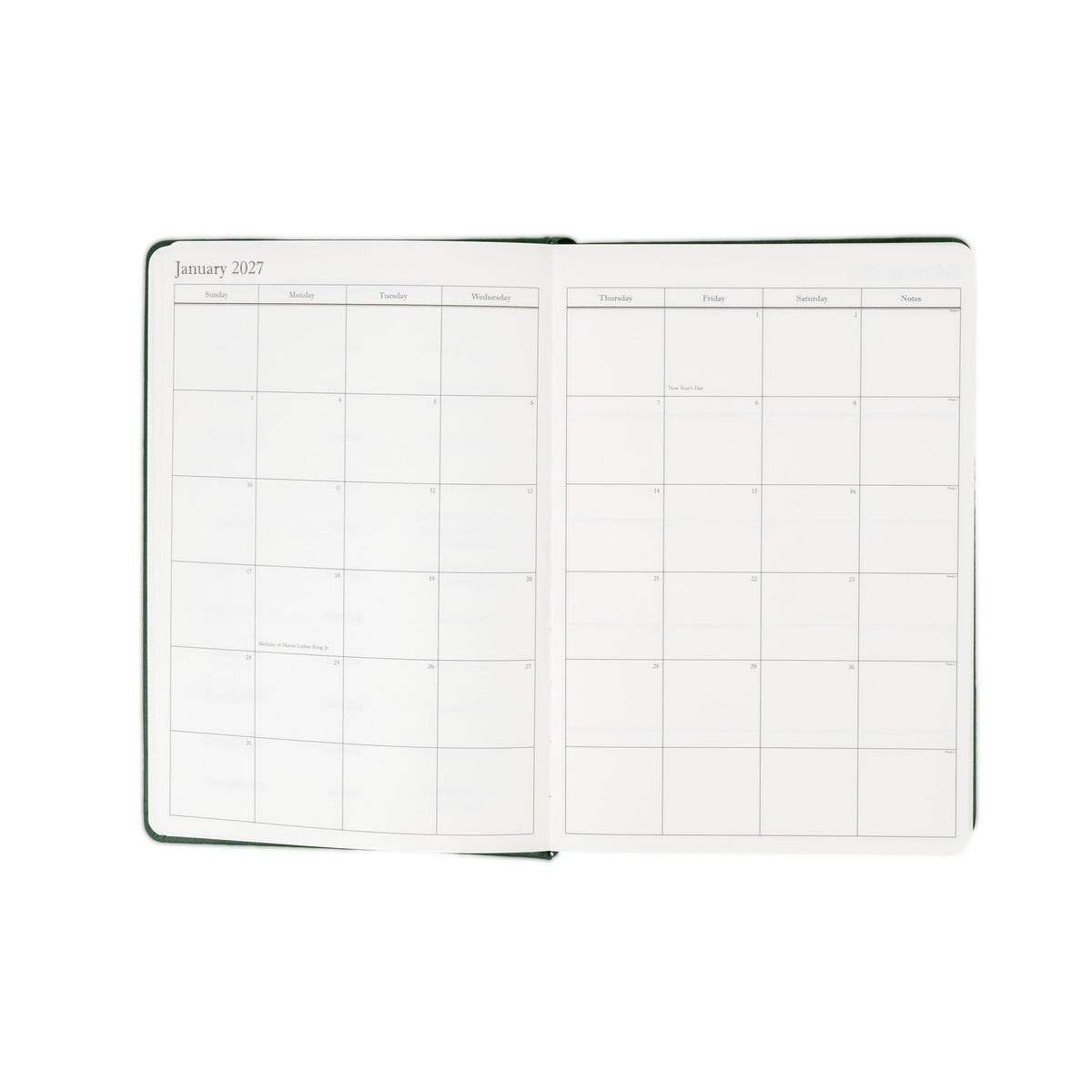The Executive Journal – 2027 Edition – with US Public Holidays