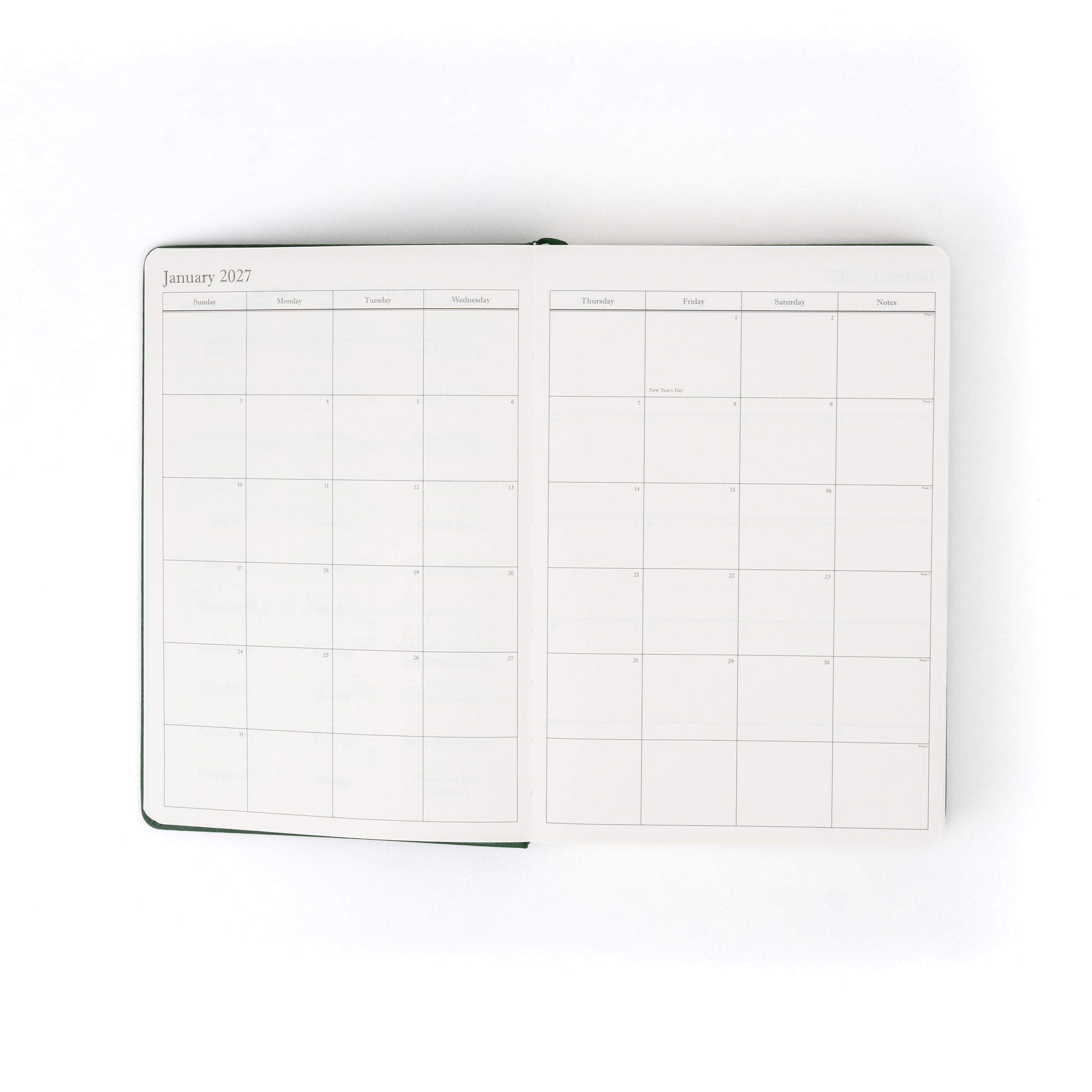 The Executive Journal – 2027 Edition – with Canadian Public Holidays