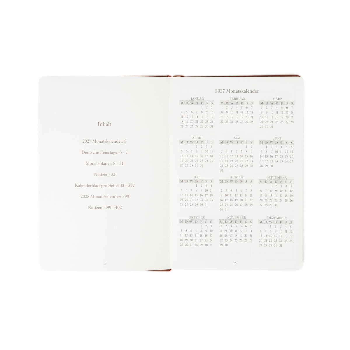 The Executive Journal – 2027 Edition – with German Public Holidays