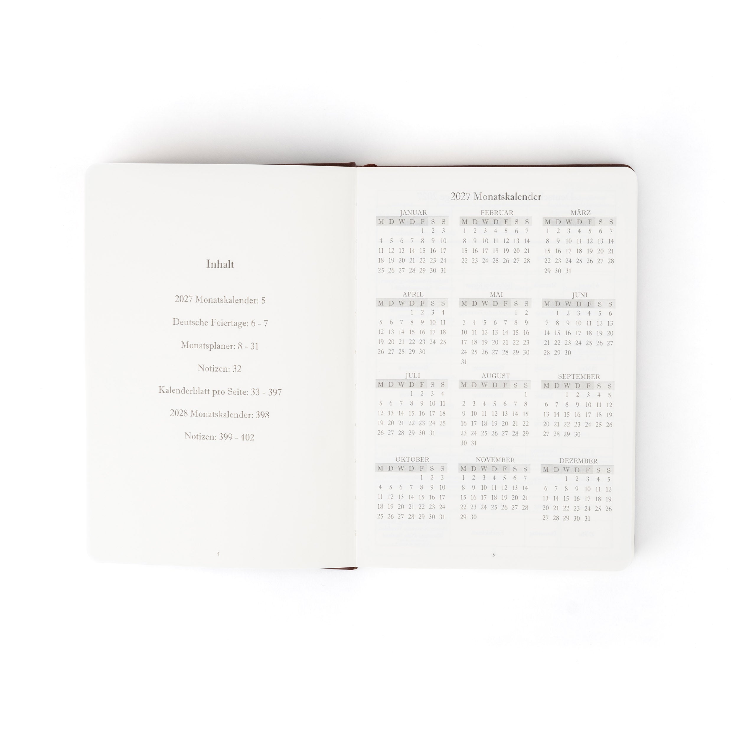 The Executive Journal – 2027 Edition – with German Public Holidays