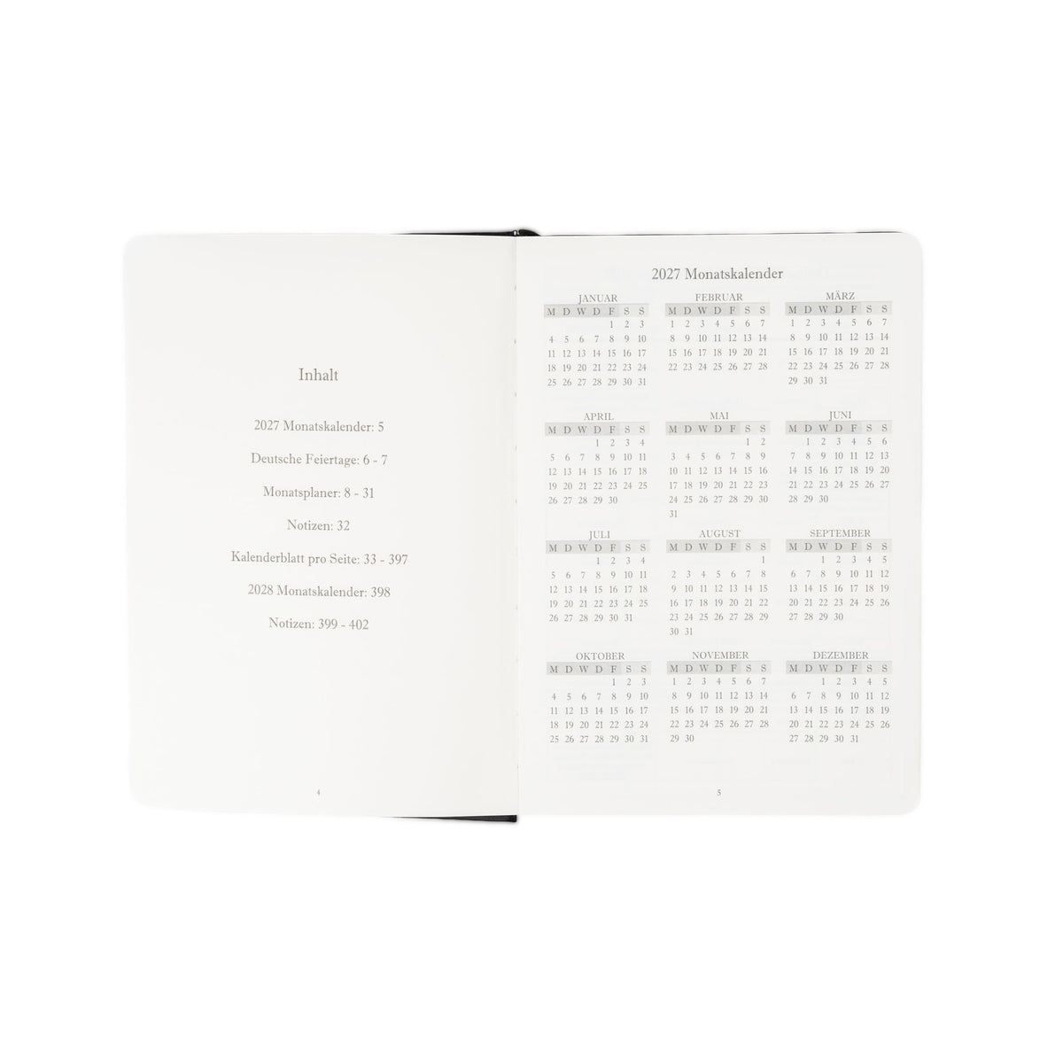 The Executive Journal – 2027 Edition – with German Public Holidays