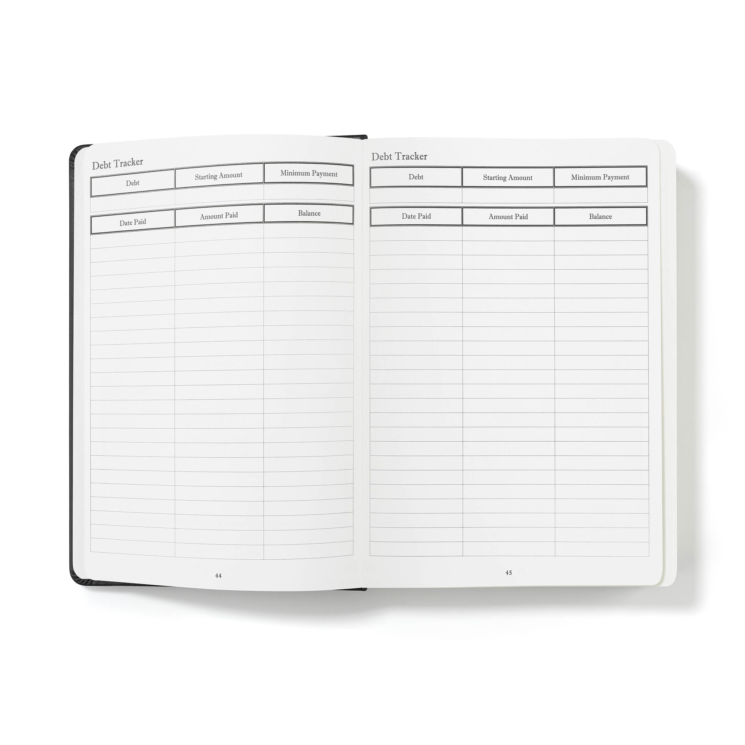 The Resourceful Journal – Finanzplaner und monatliches Budgetbuch