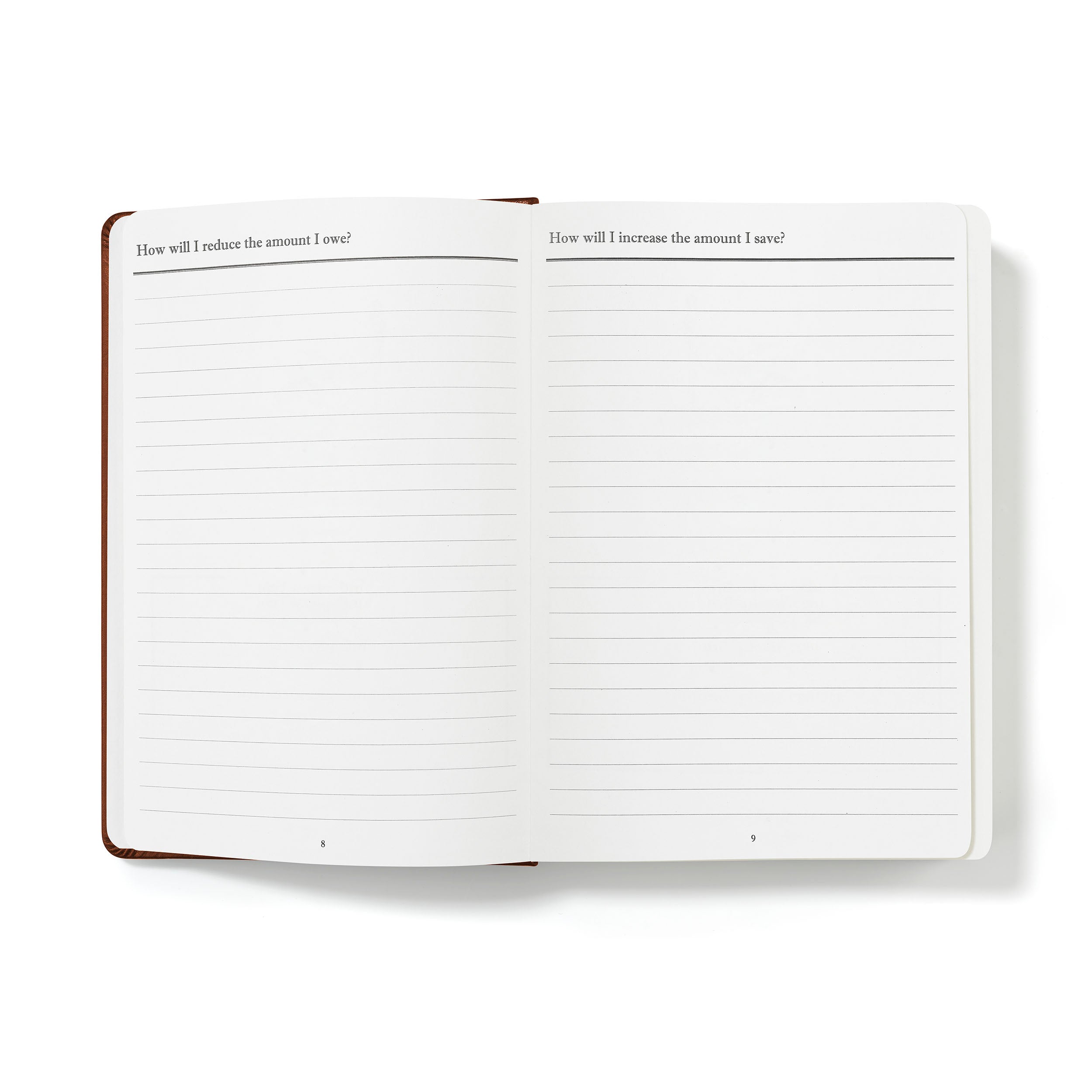 The Resourceful Journal – Financial Planner and Monthly Budgeting Book – with US Layout
