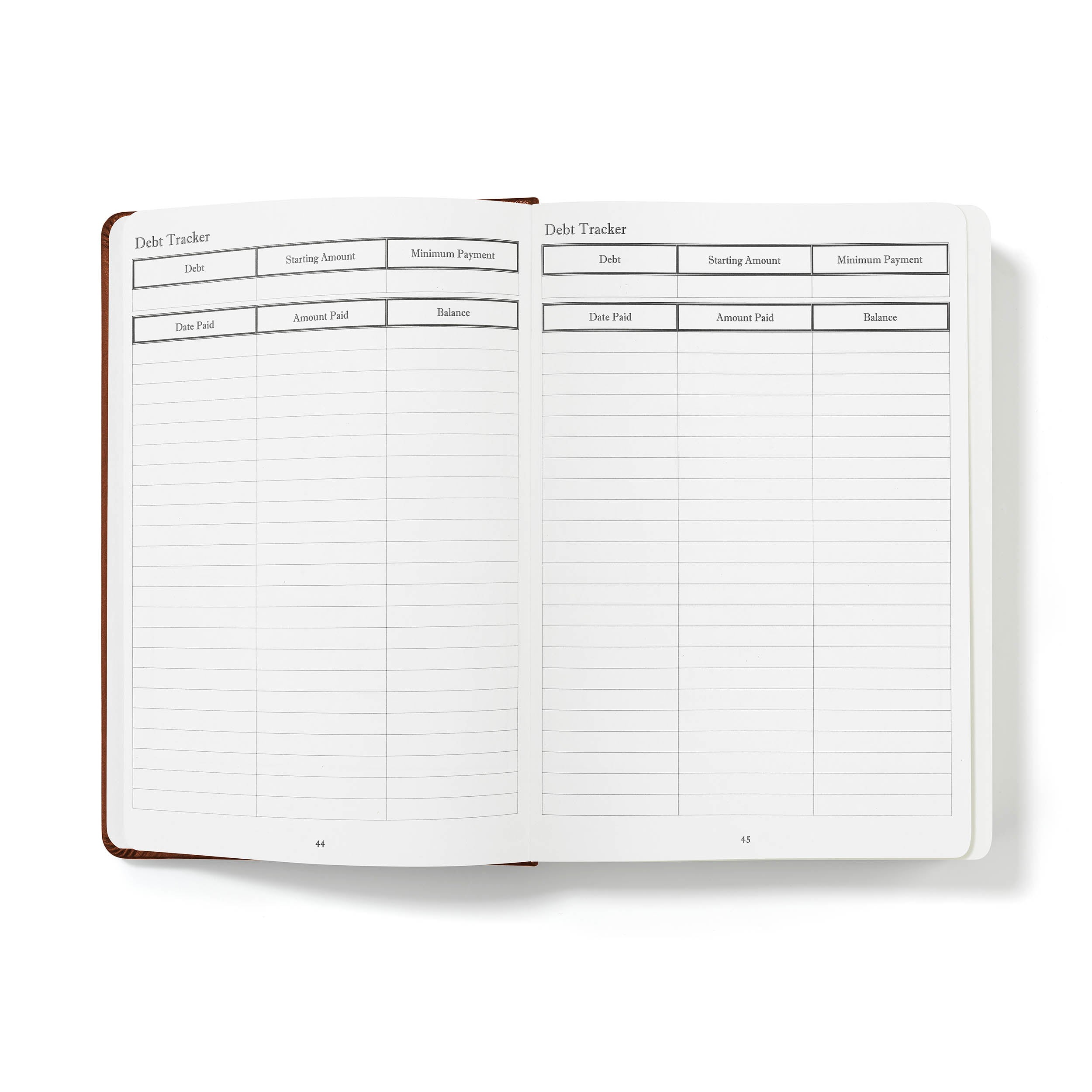 The Resourceful Journal – Finanzplaner und monatliches Budgetbuch